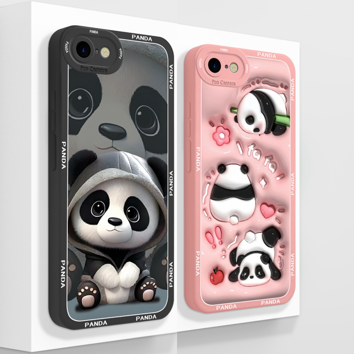 Funda bonita de Panda para iPhone 7 8 Plus, fundas de teléfono para iPhone SE, funda trasera para iPhone7, iPhone8, iPhoneSE 7 + 8 +, parachoques de silicona suave