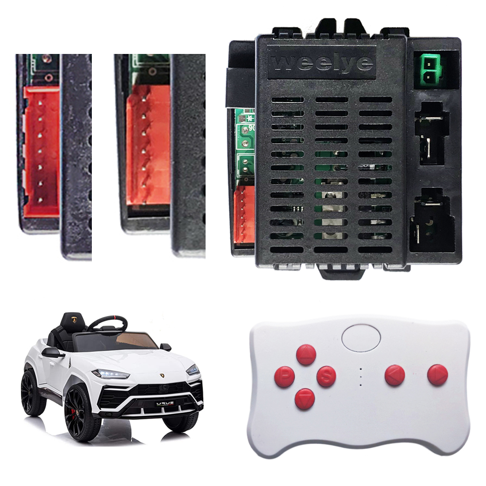 Weelye RX23 12V Auto Giocattolo Elettrica per Bambini Trasmettitore di Controllo Remoto 2.4G, Scatola di Controllo Auto Giocattolo per Bambini con Funzione di Avvio Liscio