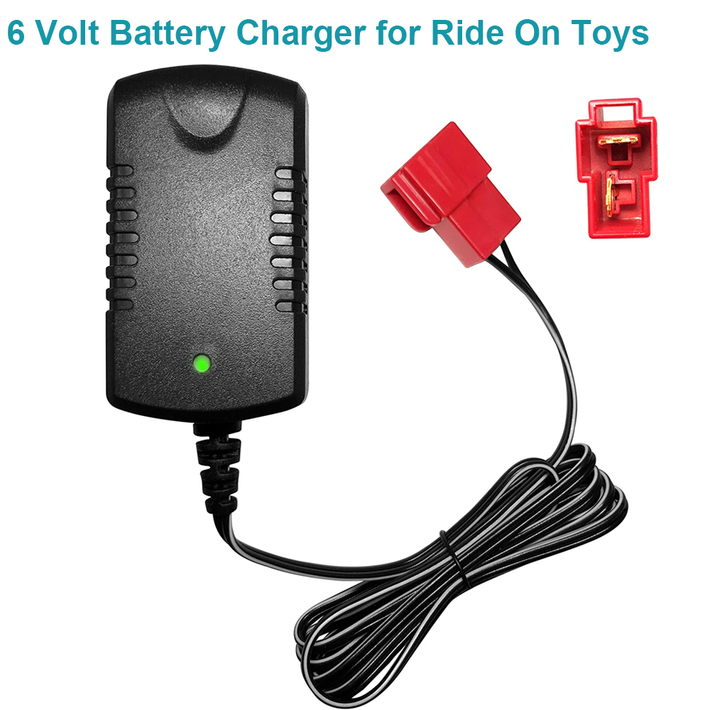 Cargador de batería de 6 voltios para coches infantiles Rollplay Porsche 918 BMW X5 Audi R8 Spyder Kid Trax Frozen Toddler Wildfire Quad
