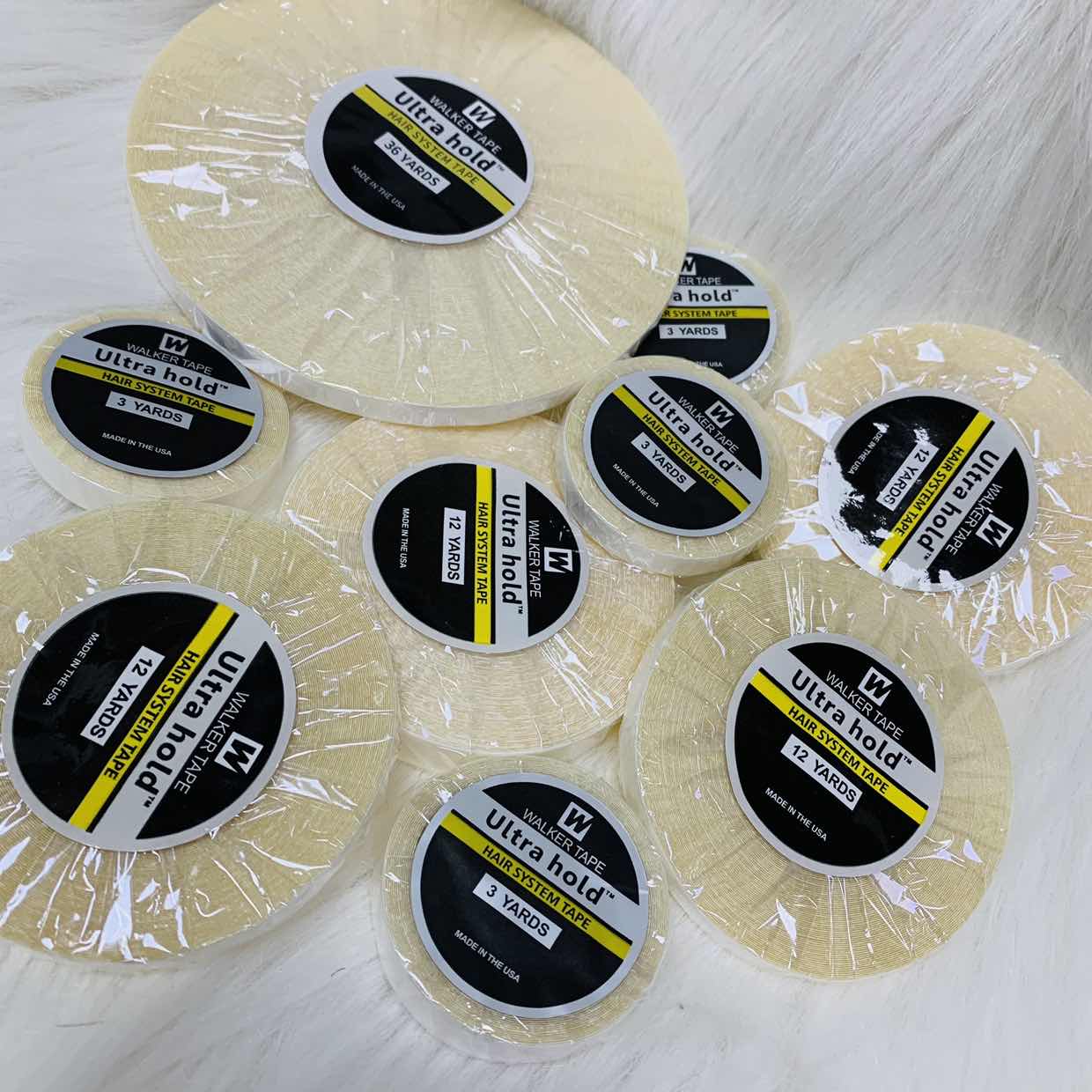 Lace Wig tape glue for hair extensions Ultra Hold Adhesive Tape glue for wig 3/12/36 Yard Lace Wig Glue Hair System Tape For Tou