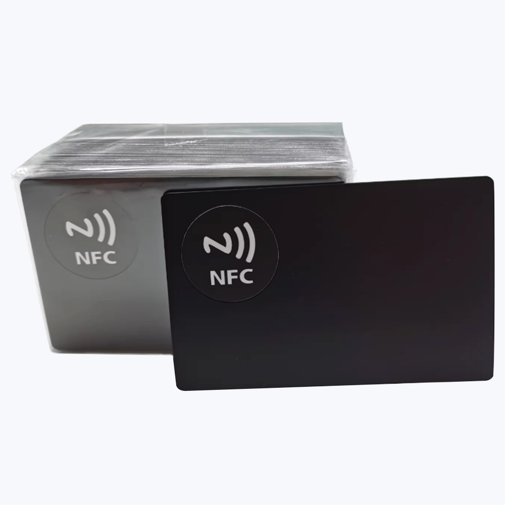 1 шт., металлическая карта NFC 215/216, чип Smart Business Social Digital Card, 13,56 МГц