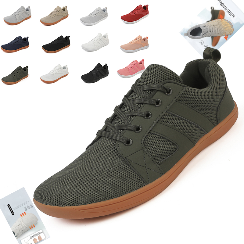 Breit schuhe Herrenmode einfache Casual Sportschuhe Barfuß schuhe Damen Jogging schuhe Wanderschuhe