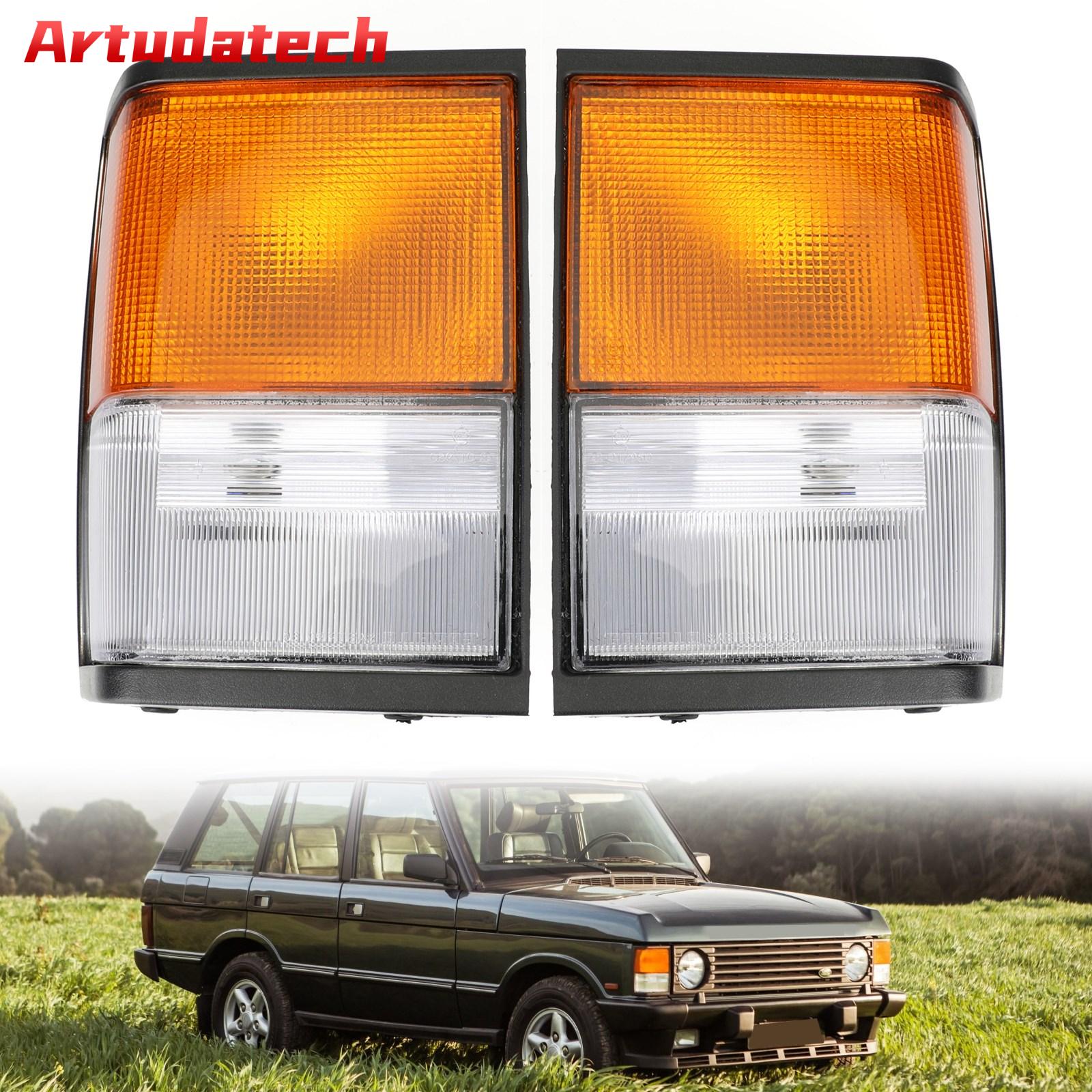 Artudatech-Lámparas de esquina para Land Rover, accesorios transparentes para coche, Range Rover Classic, 1987-1995