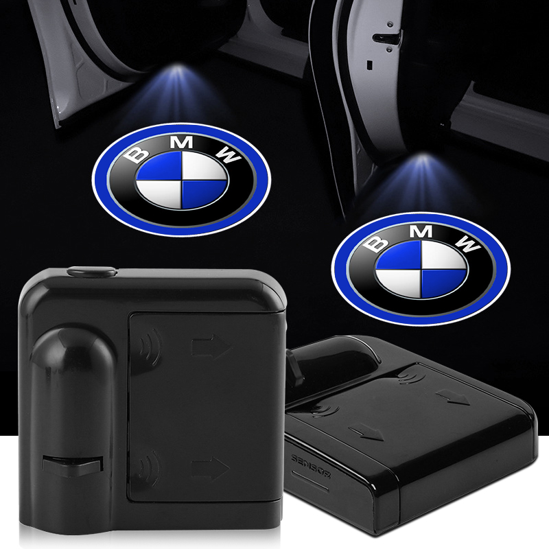 1/2 Uds. Lámparas de proyector de puerta de coche emblema de luz LED de bienvenida para BMW M M1 M2 M3 M4 M5 M6 M8 X3 X4 X5 X6 E34 E36 E60 E90 E46 E39 E70