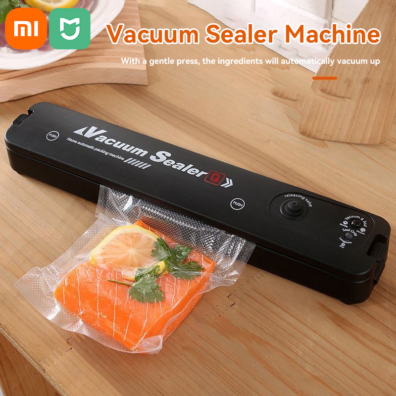 Xiaomi-sellador de alimentos al vacío, sellador al vacío para almacenamiento de alimentos, sellador de bolsas de plástico, embalaje al vacío, Mini máquina de conservación de alimentos