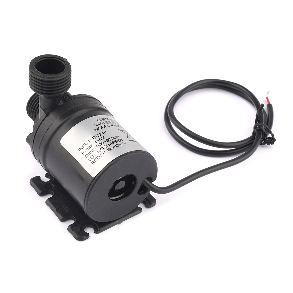 AW500S Mini Brushless Motor Bomba De Água Submersível, Jardim Portátil Bomba, Sistema De Refrigeração, Fontes Aquecedor, 12V, 24V, 800L/H
