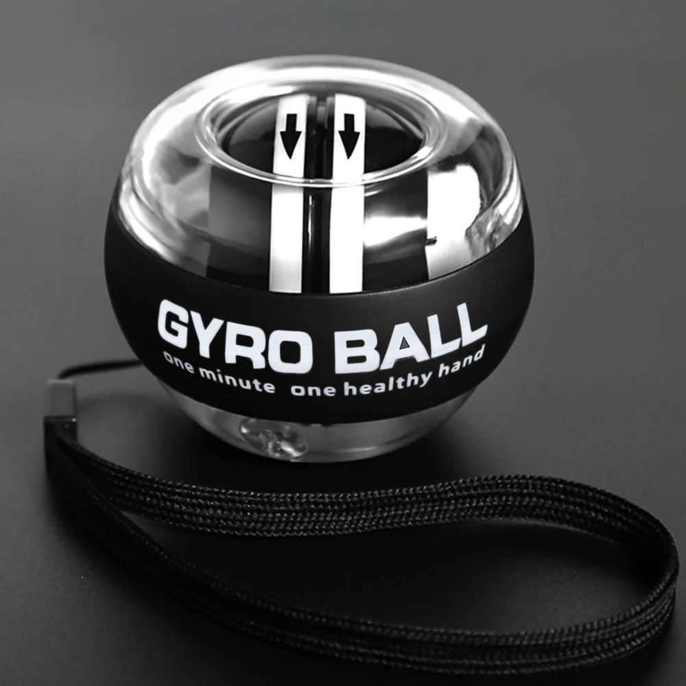 Ejercitador de antebrazo con bola giroscópica de muñeca con arranque automático, dispositivo de fortalecimiento de muñeca para entrenamiento muscular de brazos y dedos