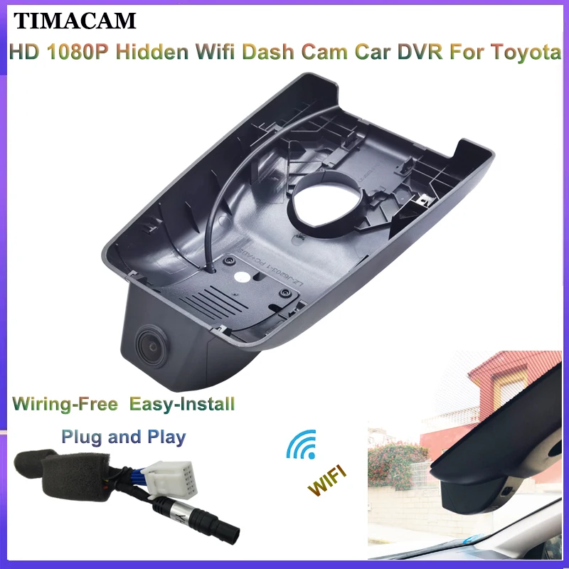 Kamera samochodowa WiFi Plug and Play do Toyota Camry, Highlander, Rav4, CHR, Sienna, Corolla, IZOA, Alphard (roczniki 2016-2024, 2025, 2026)