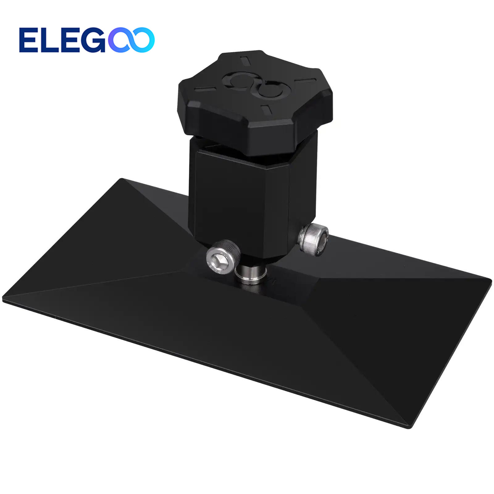 ELEGOO 3D Printer płyta budowlana do części drukarki 3D SATURN 2 MSLA z antypoślizgową śruby z łbem sześciokątnym i piaskowaną powierzchnią