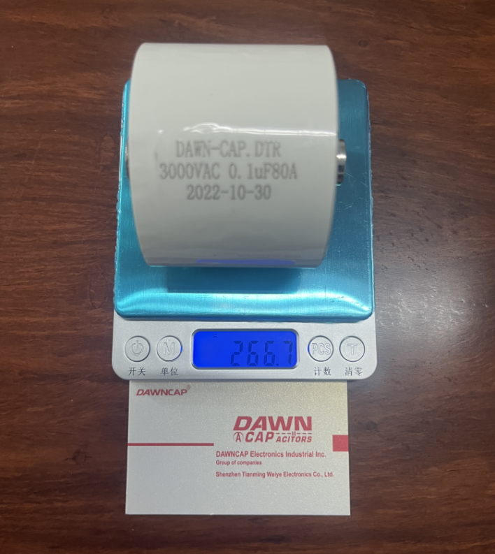 DAWNCAP DTR 0.1UF 3000VAC 0.072UF 0.089UF 80A Condensador resonante 92*55MM M6