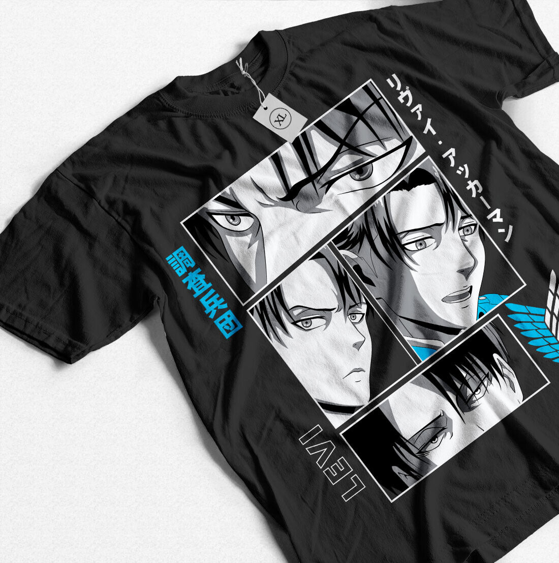 Camiseta Levi Ackerman Attack on Titan Anime Capitán Levi nueva camiseta Unisex
