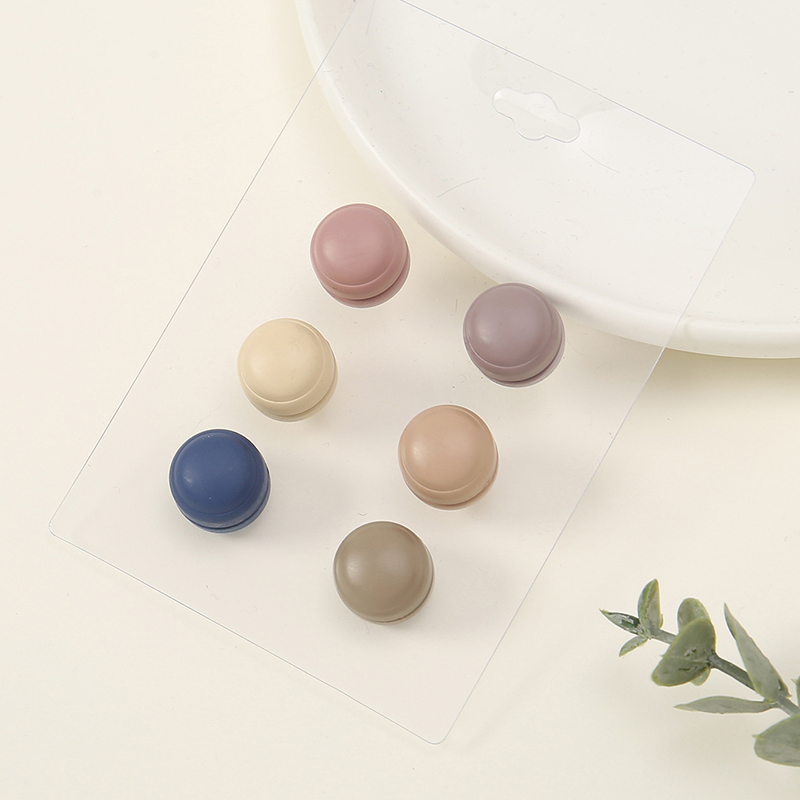 Atacado moda 6 pares/saco ímã hijab cachecol broche pinos para mulher muçulmana decorado acessórios senhoras doces cores ímãs