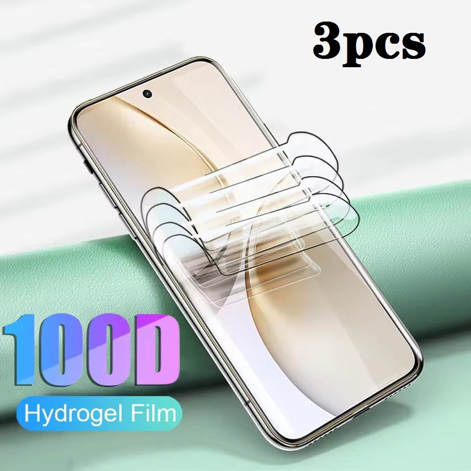 3 uds película de hidrogel para Realme 10 9 Pro 5G 8 7 6 3 2 6i 5s 8i GT Neo3 Neo2 C67 C35 C31 C25 C17 C15 C12 C11 Protector de pantalla