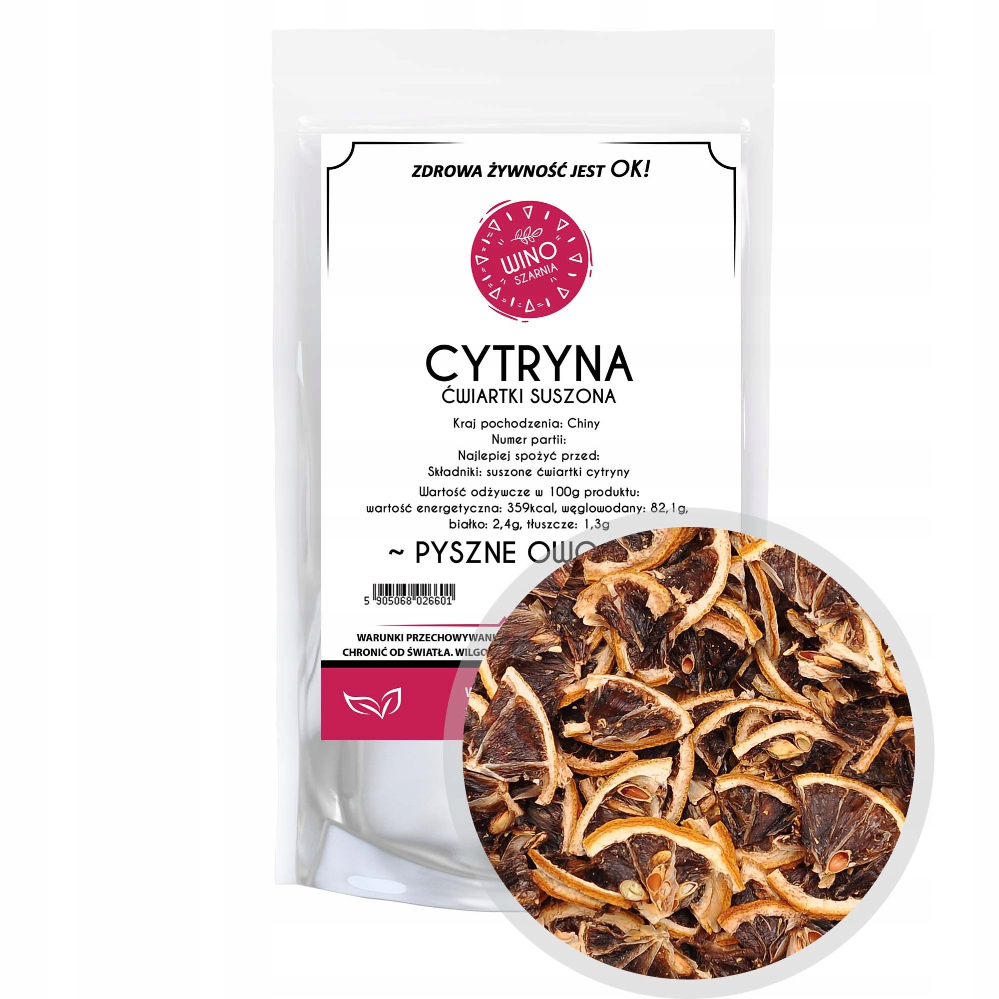 Cuartos de limón deshidratados, fruta comestible para decoración de té y platos, 50g