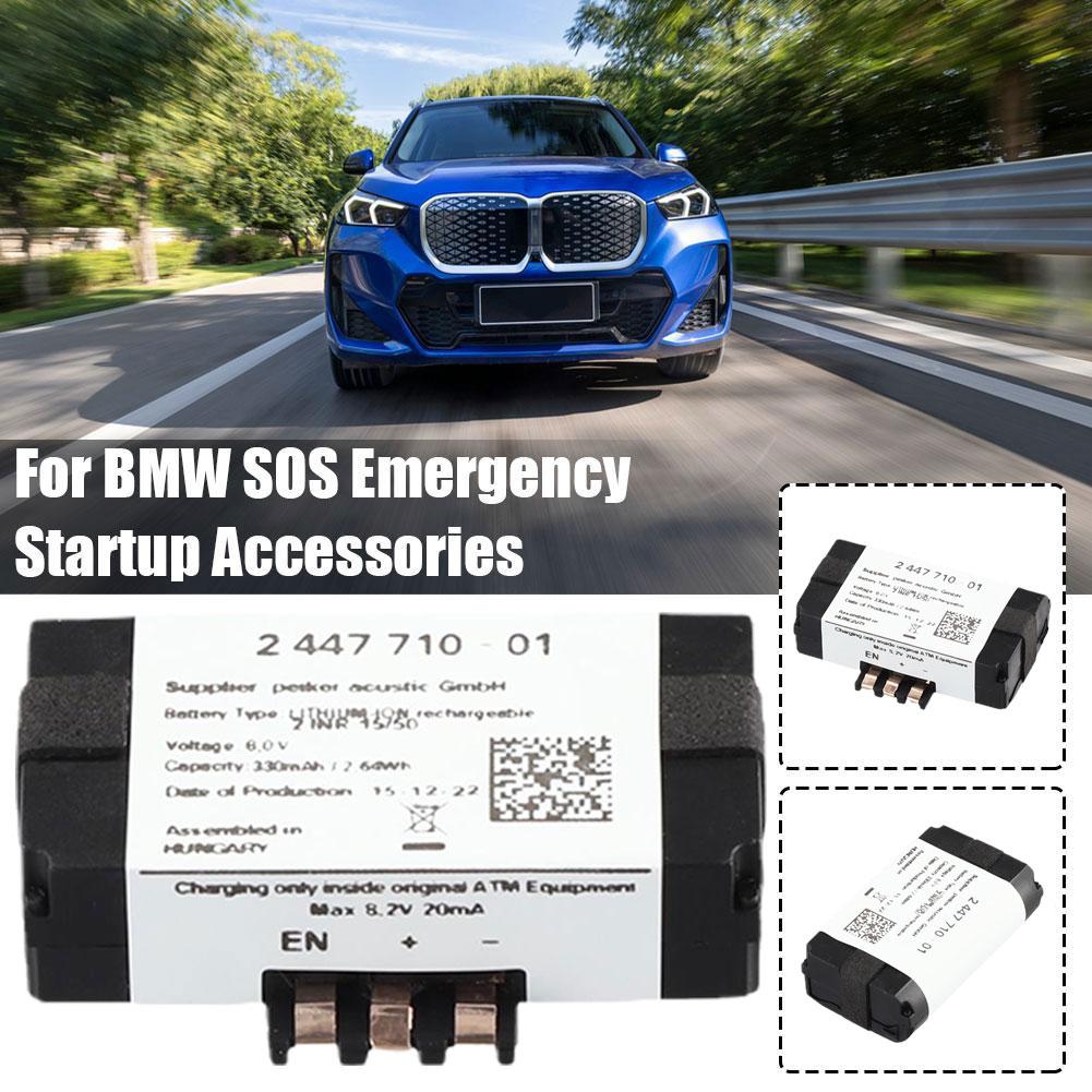 Batería de emergencia SOS para coche, repuesto de 84102447710, 2447710, 330mah, F20 para BMW, F21, F22, F40, F87, F82, F83, G30, F90, para Cullinan RR31
