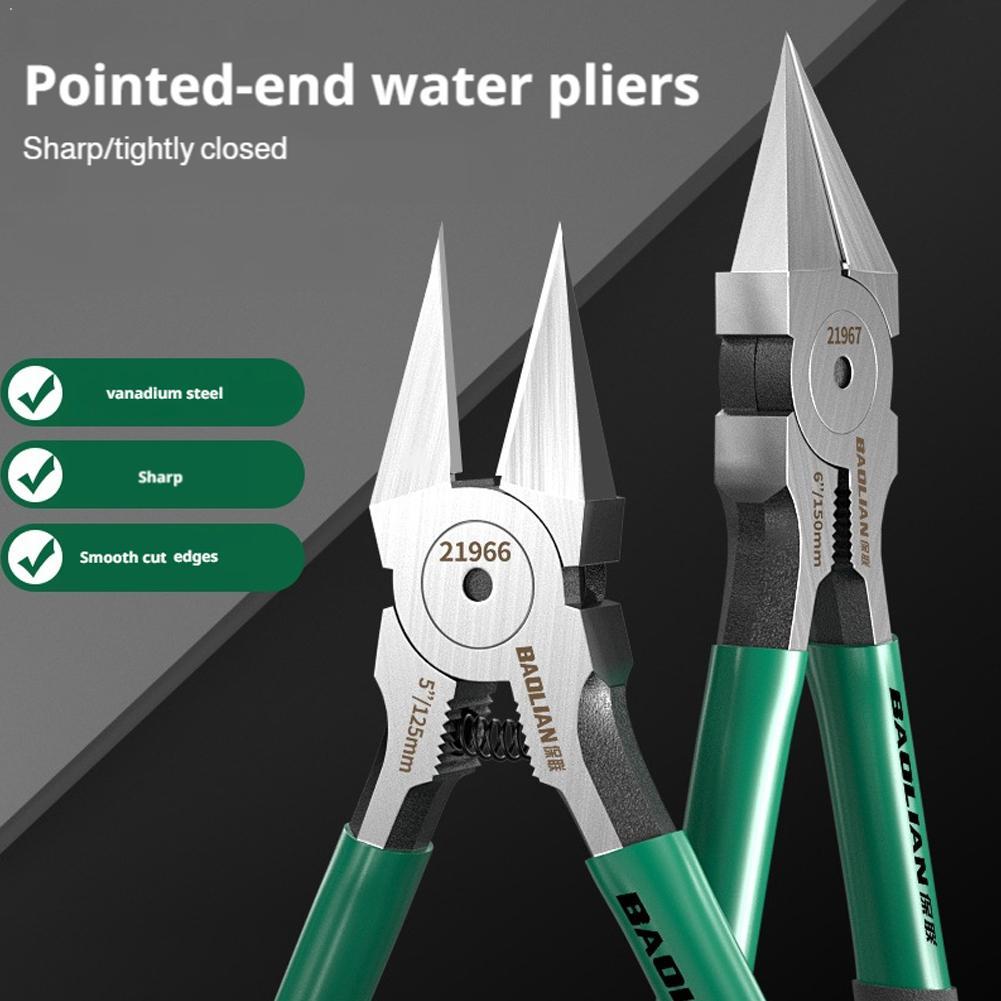 Ultra-Sharp Flush Cutter Pliers – High Hardness Thin Diagonal For Electricians Cutting Tool Accessories