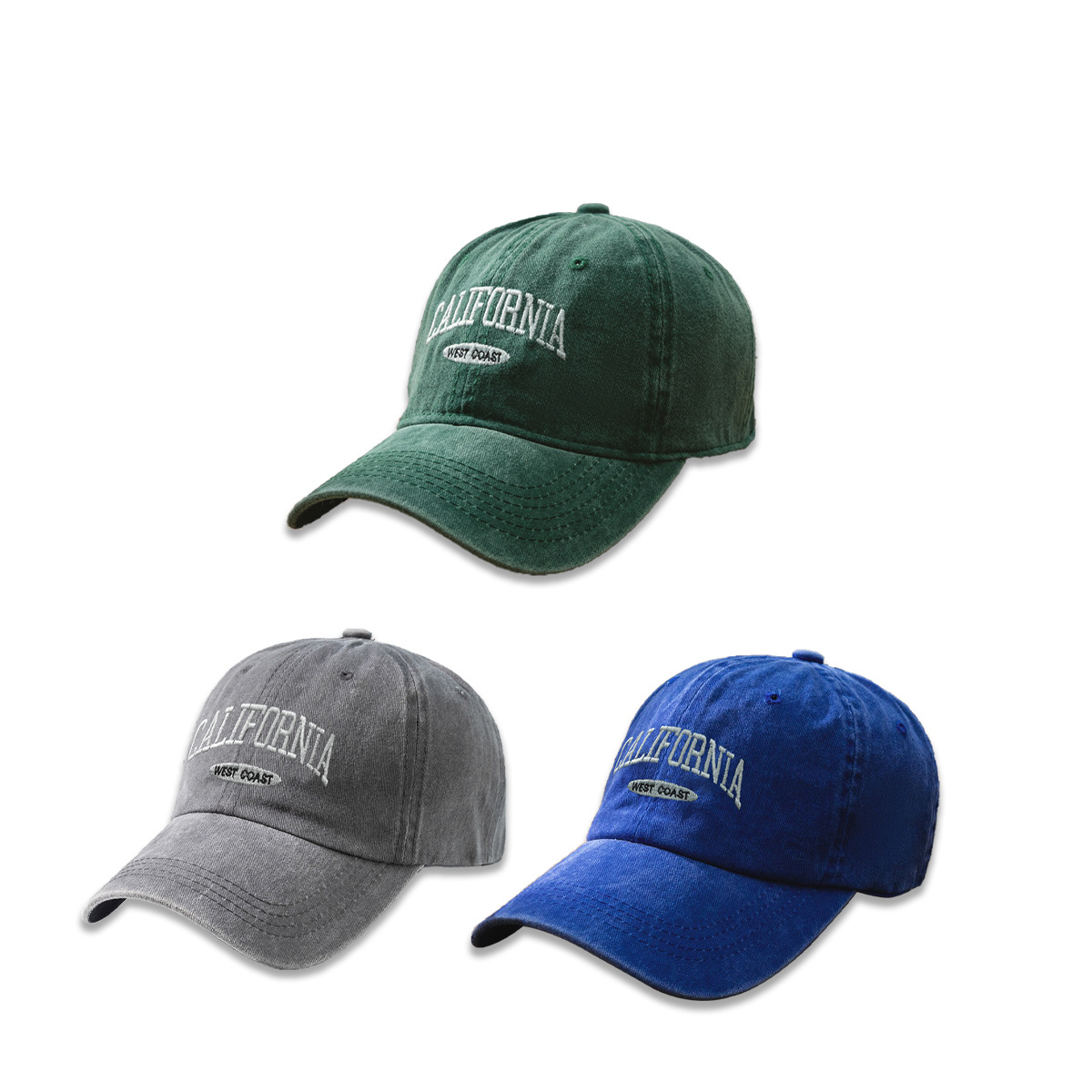 Boné de beisebol retrô vintage de algodão masculino feminino denim letras bordadas chapéu de algodão macio bonés casuais retrô unissex chapéus