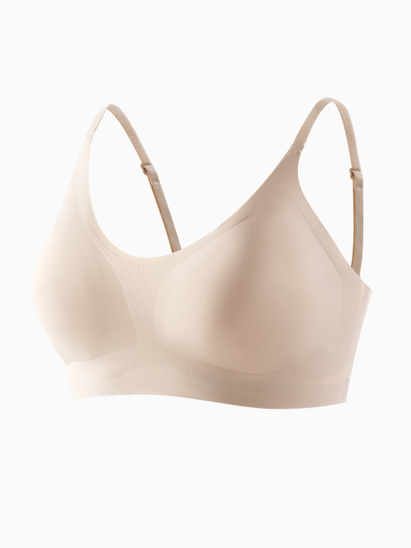 Supporto morbido Intimo senza cuciture Raccolta confortevole Nessuna collezione di anelli in acciaio Stile reggiseno leggero e traspirante