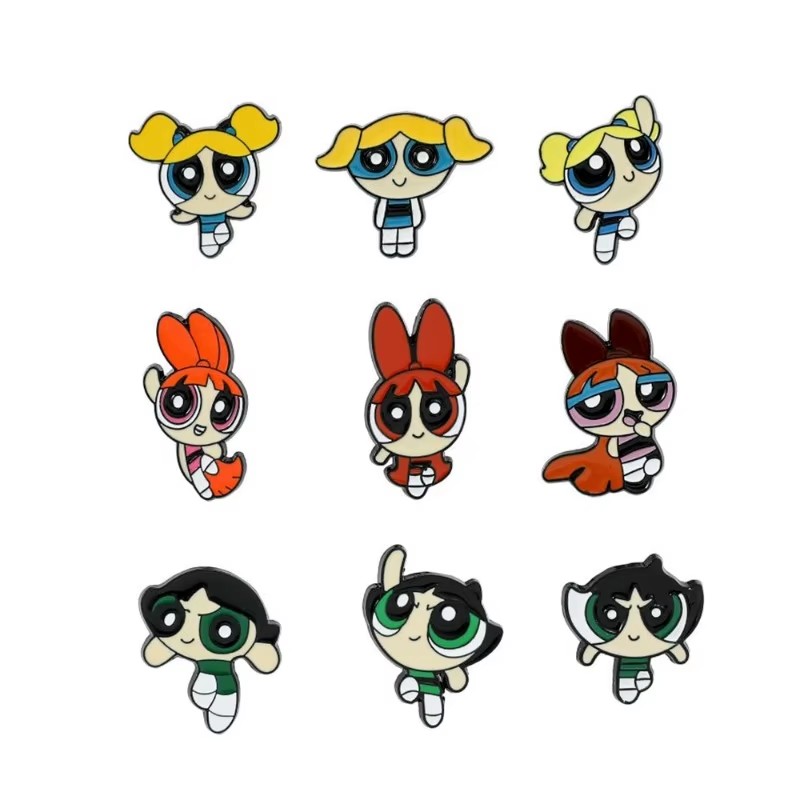 Flying Girl Esmalte Emblema Divertido Dos Desenhos Animados Mochila Broche Acessórios Anime Jóias Roupas Emblema Presente das Crianças Broche Acessórios