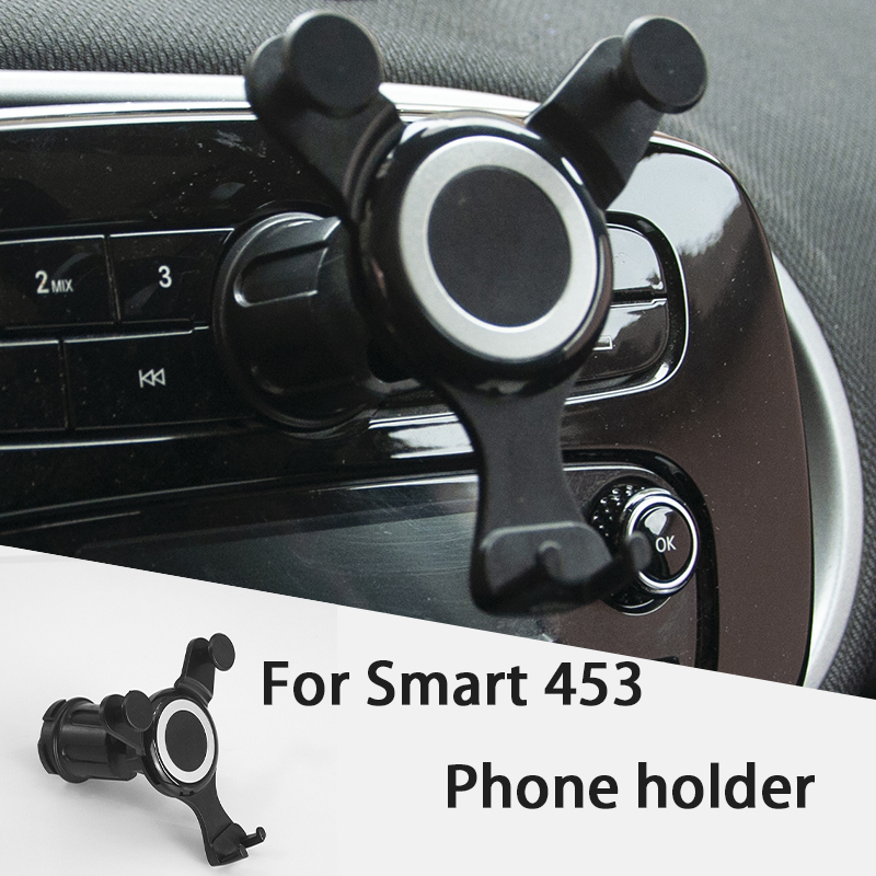 Uchwyt na telefon komórkowy, mocowanie, podstawka, panel radia, dedykowana podstawa do Mercedes Smart 453 Fortwo Forfour, akcesoria do wnętrza samochodu