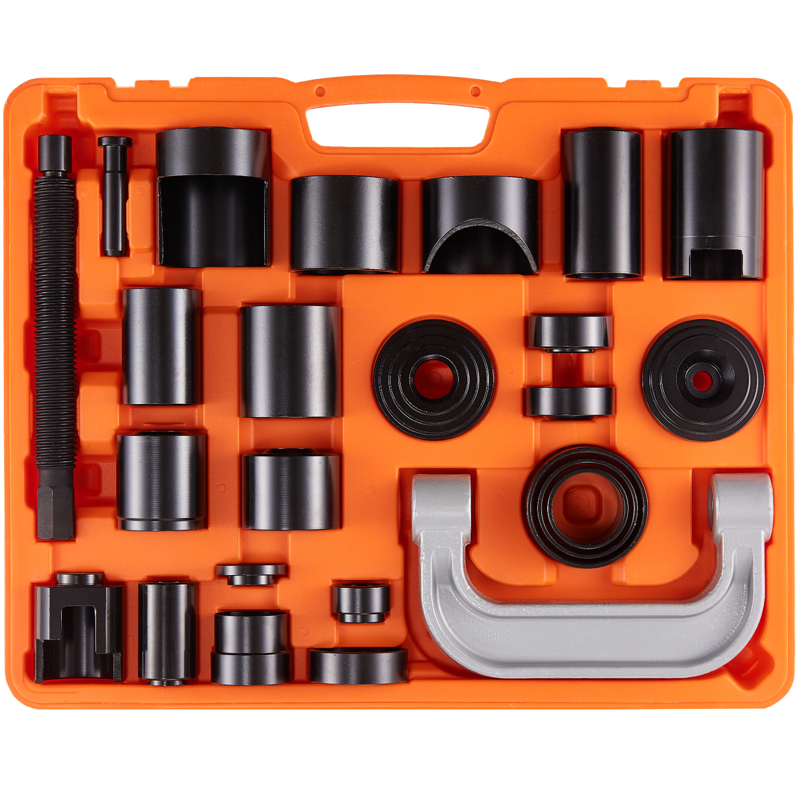 SucceBuy Kugelgelenk-Press-Set, 25-teiliges Werkzeugset, C-Presse-Kugelgelenk, Werkzeug zum Entfernen und Installieren, robustes Kugelgelenk-Reparaturset für die Reparatur
