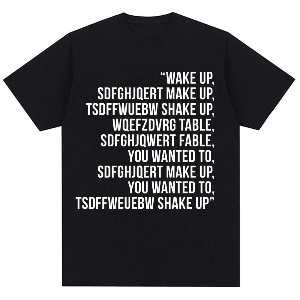 Wake Up System of A Down Chop Suey T Shirt Men Women Fashion Rock Band Hip Hop Vintage T-shirt Oversized Casual Cotton T Shirts