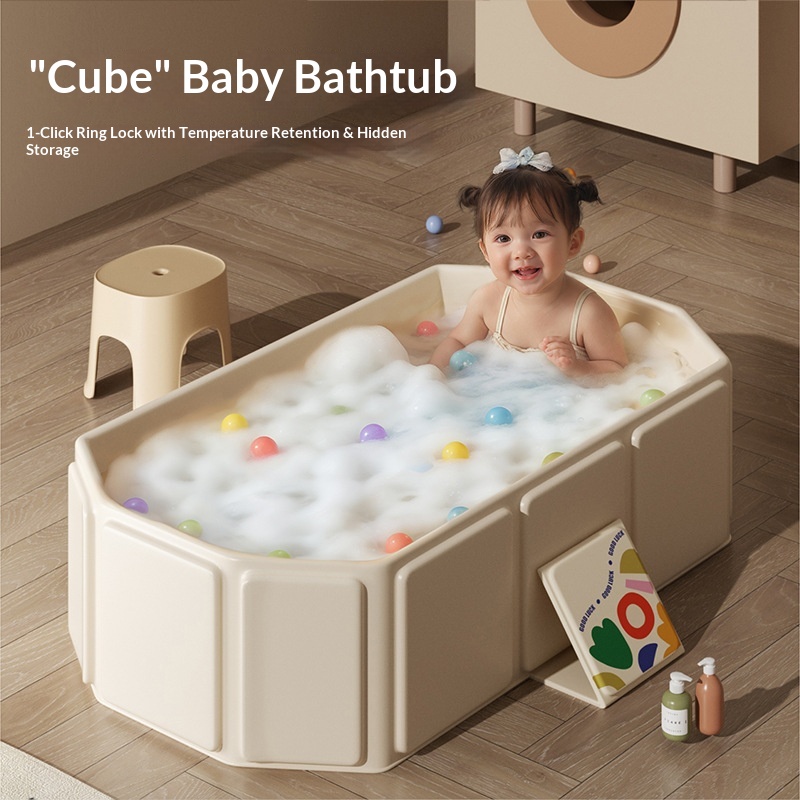 Grande banheira do bebê 0-5 anos de idade crianças banheira dobrável bebês sentar-se tudo-em-um bacia de banho recém-nascido manter quente banheiras do bebê