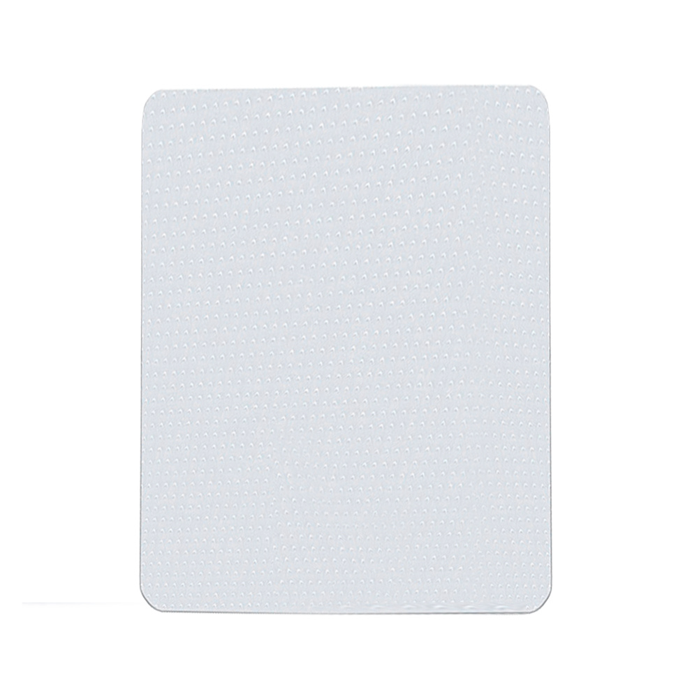 Plastic PVC Non Slip Office Chair Desk Mat Carpet Protector Rectangle Spiked