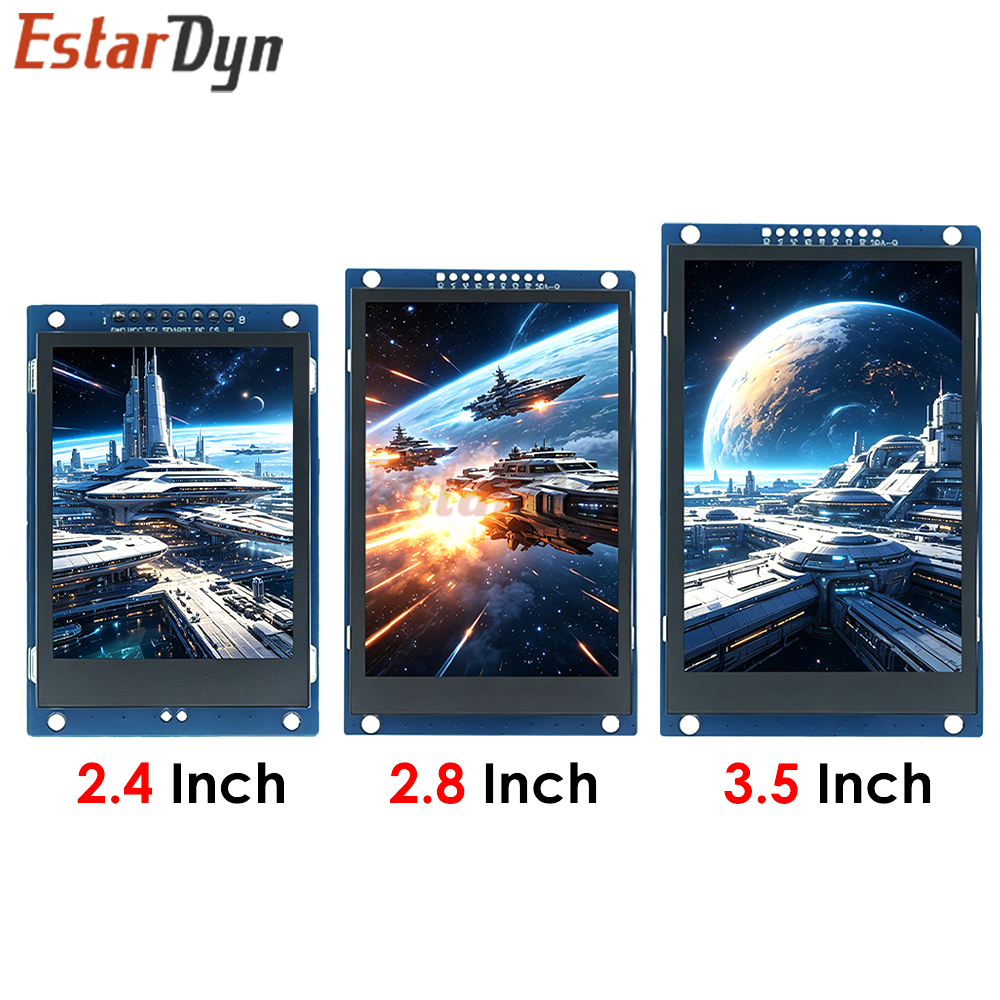 Pantalla LCD TFT Estardyn de 2.4/2.8/3.5 Pulgadas, Módulo SPI 240x320/320x480 ST7789V/ST7796S para