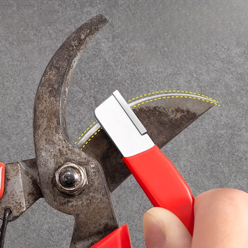 Afilador de cuchillos de cocina profesional - Piedra de afilar de tungsteno y cerámica de diamante para todas las cuchillas, incluyendo tijeras de jardín
