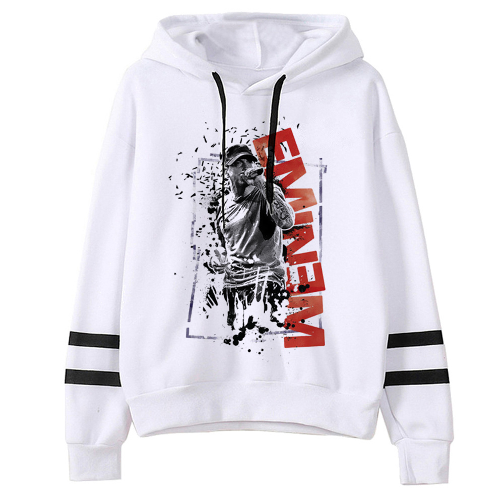 Eminem-Sudadera con capucha de lana para mujer, camisa gótica de invierno, ropa de lana, 2023