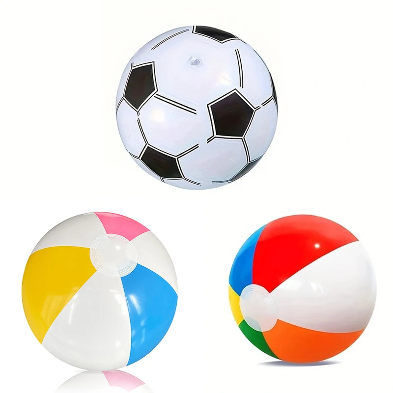 インフレータブルビーチボール1個、30cm 6色ボール、35cmサッカーボール、40cm 4色ボール、スイミングプールビーチパーティー装飾ボール
