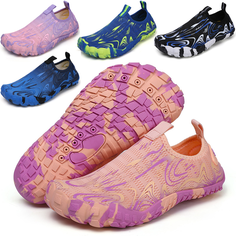 Niños estudiantes descalzos de secado rápido playa natación Aqua zapatos niños niñas Fitness zapatos para correr verano padres e hijos zapatos de agua