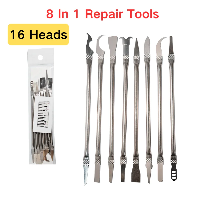 8-em-1 cpu ic ferramentas de reparo de telefone removedor de cola chip reparação lâminas finas ferramenta manual de reparo pirático para computador de telefone móvel