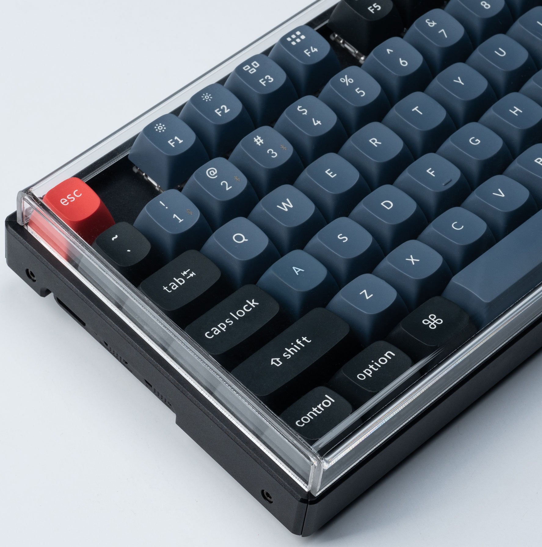 Acryl mechanisch toetsenbord stofkap voor Keychron aangepast toetsenbord waterdicht voorkomen huisdiertoetsen