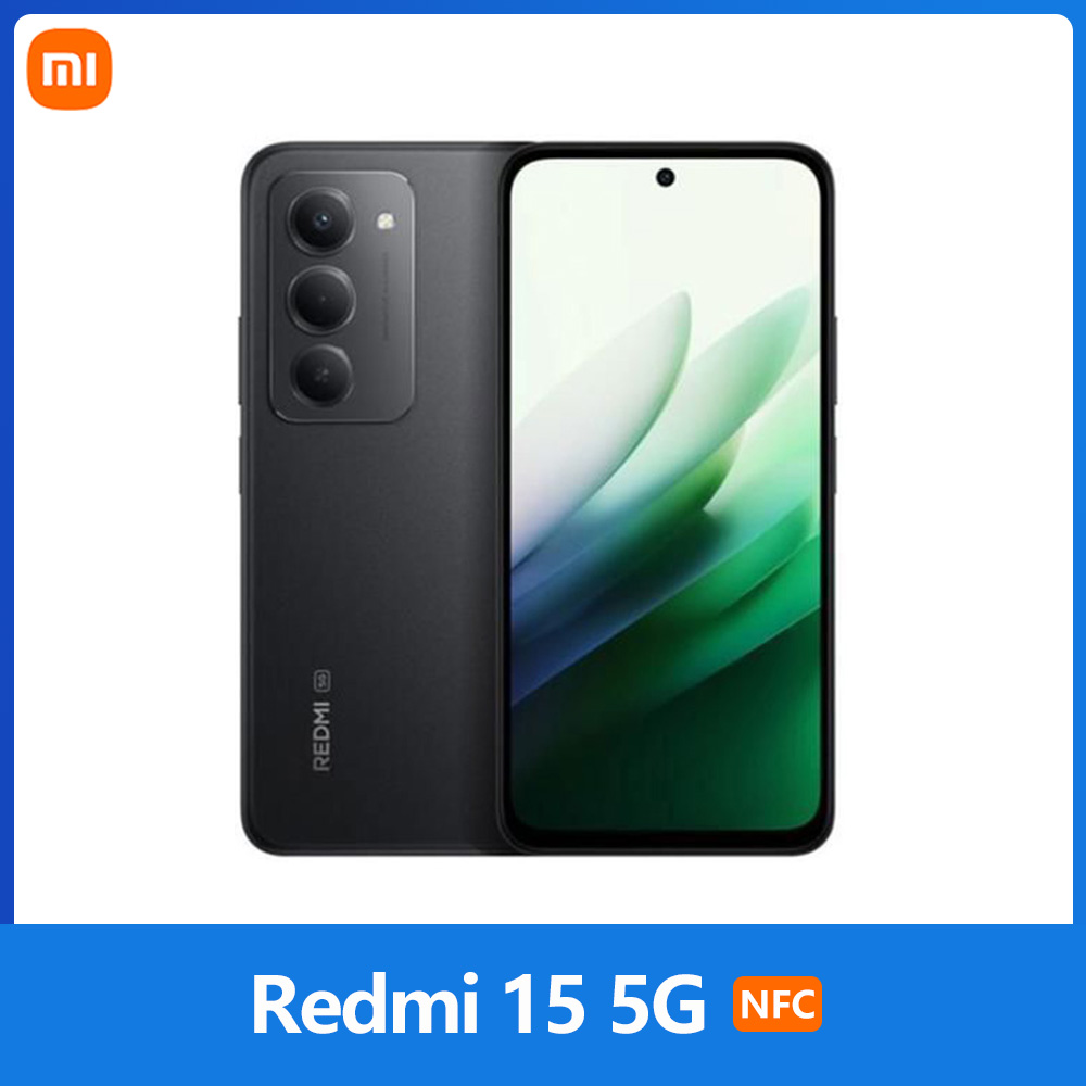 Xiaomi Redmi 15 5G, NFC, Snapdragon® 6s Gen 3, DotDisplay 6,9" FHD, 144 Hz, Fotocamera 50 MP, Batteria 7000 mAh, IP64