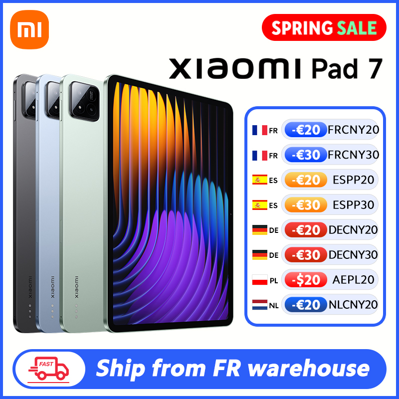 Xiaomi Pad 7 Global Version Mi Tablet Snapdragon 7+ Gen 3 11.2-calowy wyświetlacz 3.2K 144Hz Adreno GPU Ładowanie Turbo 45W 8850mAh