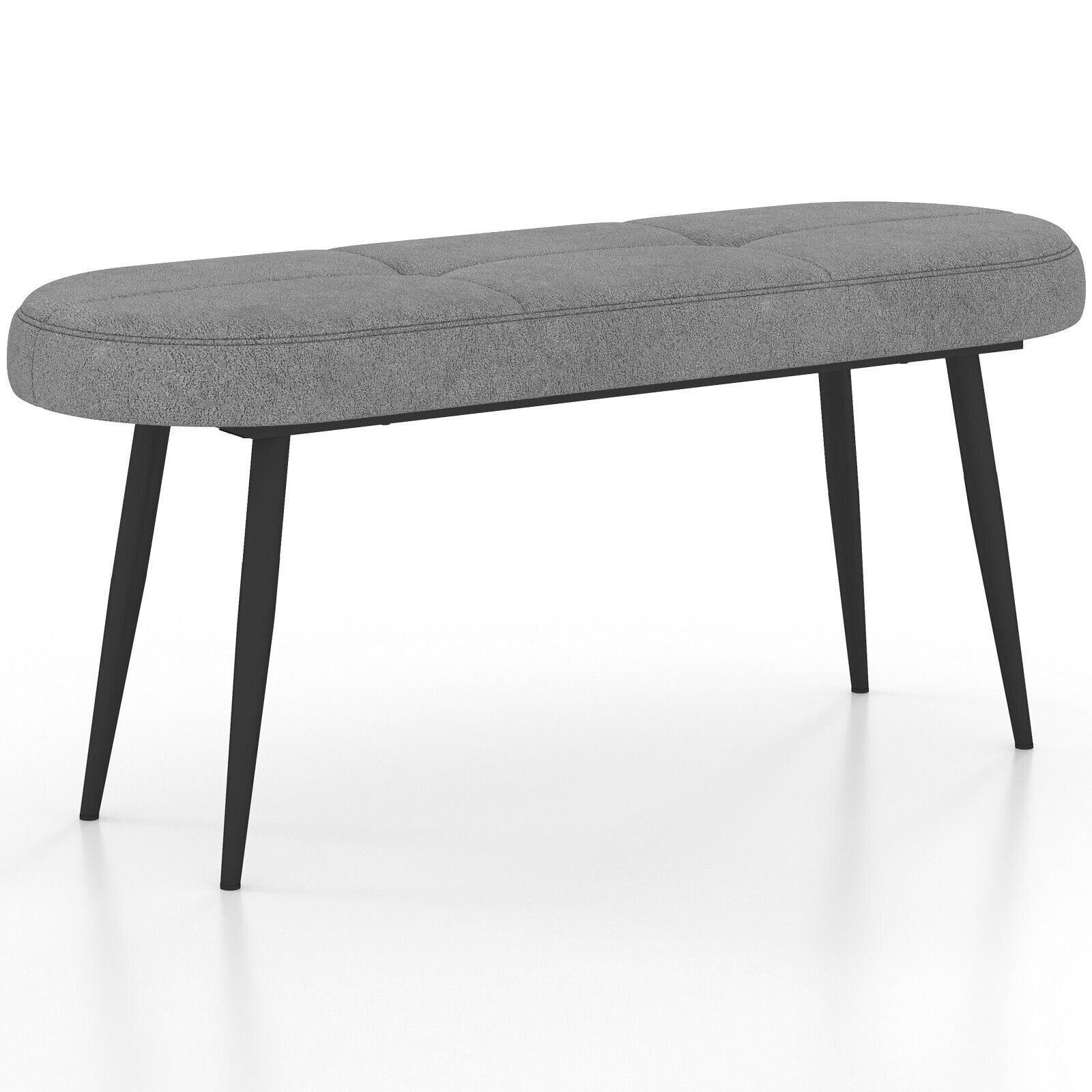 GOFLAME 113 cm ława osmańska sypialnia tapicerowany koniec ławki z poduszką