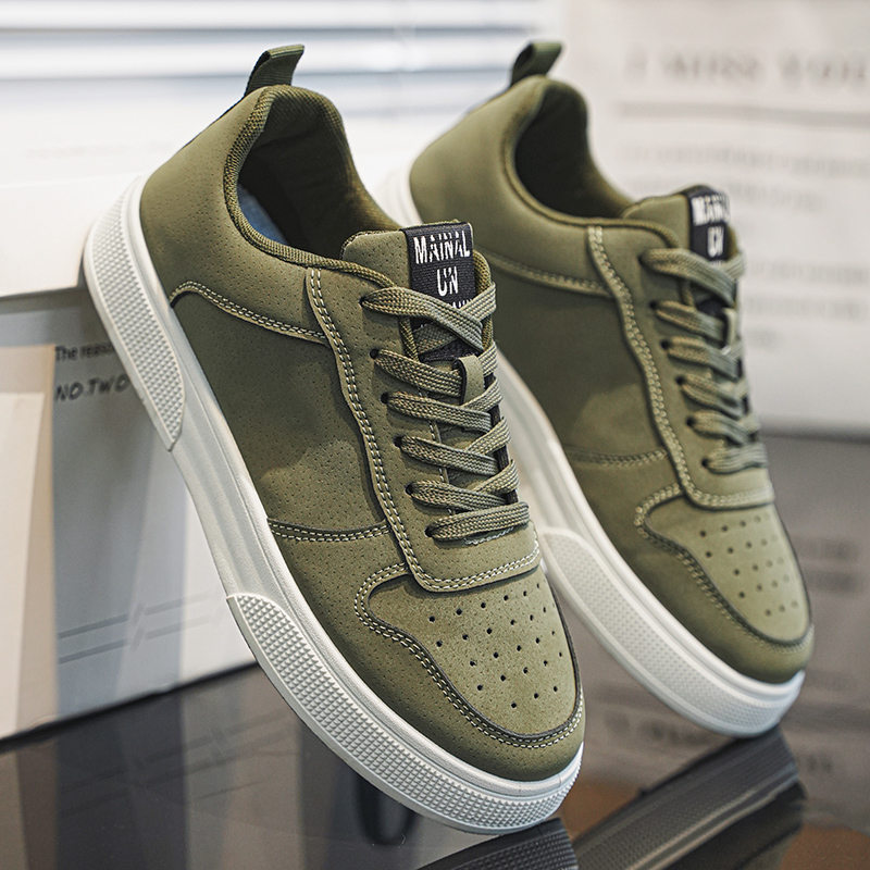 1 Paar Sportliche Freizeitschuhe zum Skateboarden, bequem und modisch, mit einem eng anliegenden Obermaterial, das sich dem Fuß anpasst und rutschfest ist.