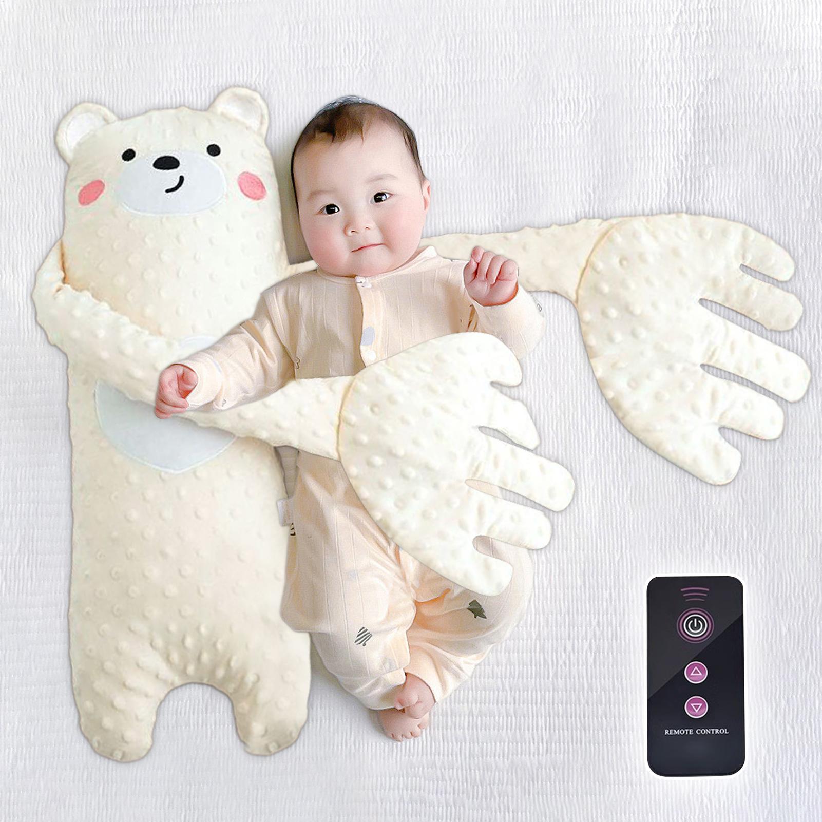 Almofada de Conforto para Bebês com Controle Remoto para Prevenção de Sobressaltos, Brinquedo para Crianças, Decoração de Berçário em Formato de Animal