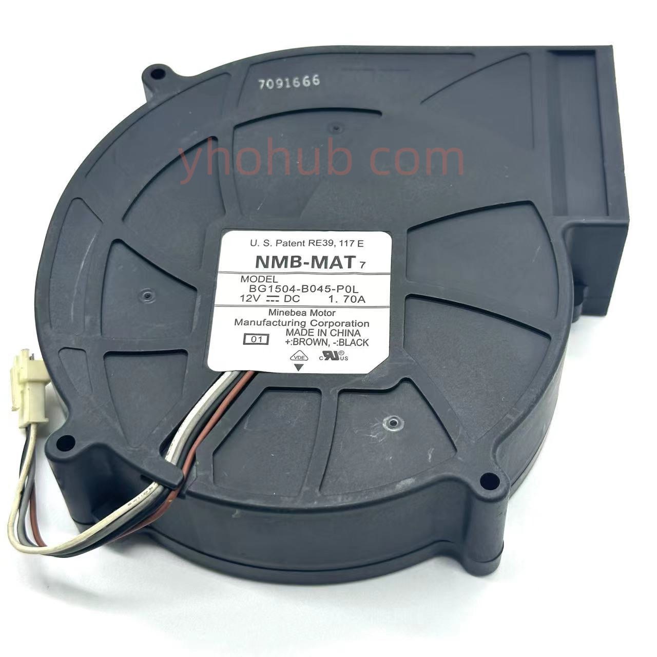 Ventilateur de refroidissement de serveur, NMB-MAT BG1504-B045-P0L DC 12V 1,70a