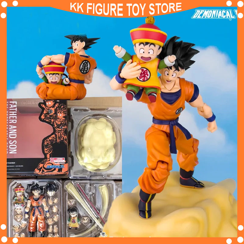 Demoniacal Fit Dragon Ball Super Saiyan Son Goku Son Gohan Pai e Filho: O Laço Inquebrável - Bonecos de Ação de Anime