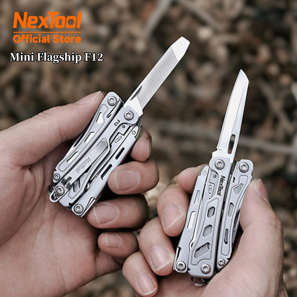 Брелок NexTool, мини-флагман F12, складной многофункциональный инструмент 13 в 1, отвертка, плоскогубцы, линейка для файлов, открывалка для бутылок, ножницы, ручной инструмент EDC
