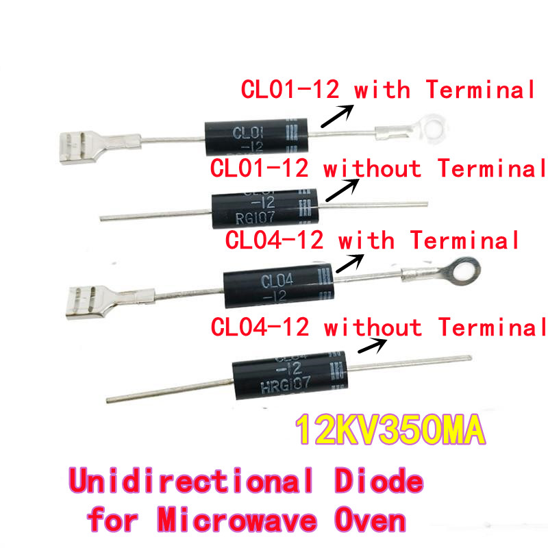 10 PCS CL01-12 Diodo Universal Unidirecional de Alta Tensão CL01 para Modelos de Forno de Microondas CL01-12 CL04-12