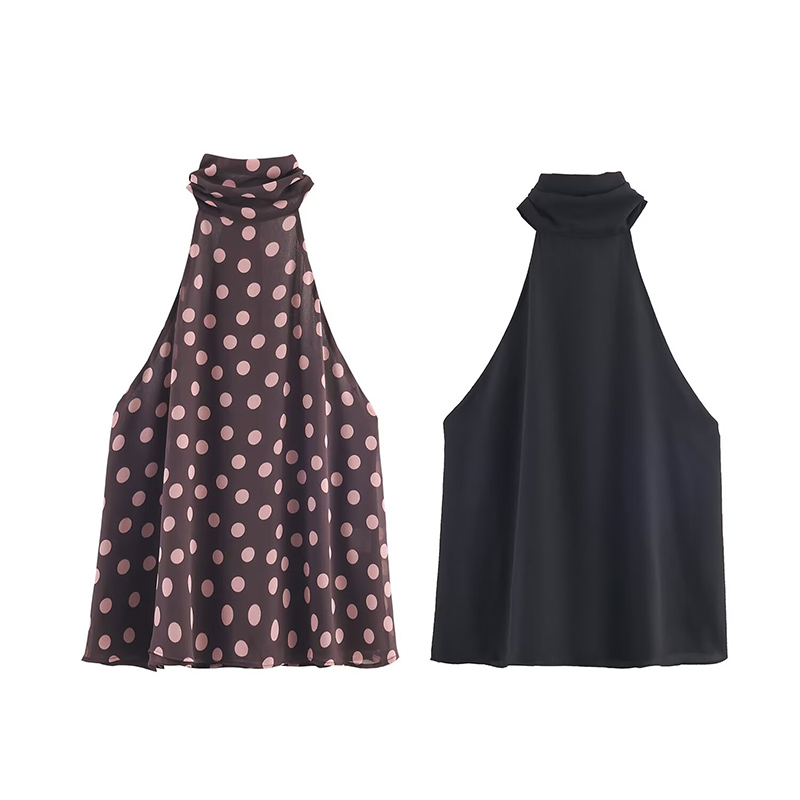 Nowe topy typu halter, modne, bez pleców, z kokardą, eleganckie crop topy damskie 2025, bez rękawów, marszczone krótkie topy dla kobiet, seksowne topy na imprezę.
