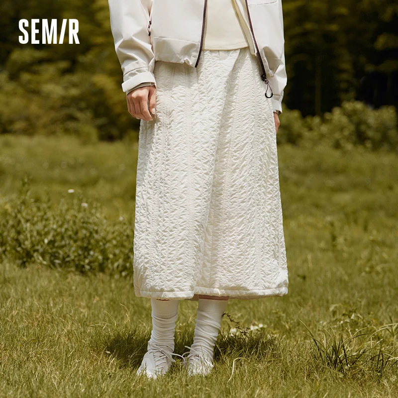 Falda Semir para mujer, estilo vintage, elegante, urbana, casual, para el día a día, con diseño a cuadros, aspecto de lana, abertura lateral, corte largo, fácil cuidado, línea A, modelo 2026