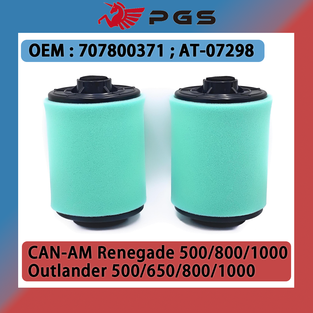 Filtro de aire PGS 2PCS para BRP AT-07298 707800371   Can‐Am Outlander 500 800 1000 4x4 DPS EFI ATV