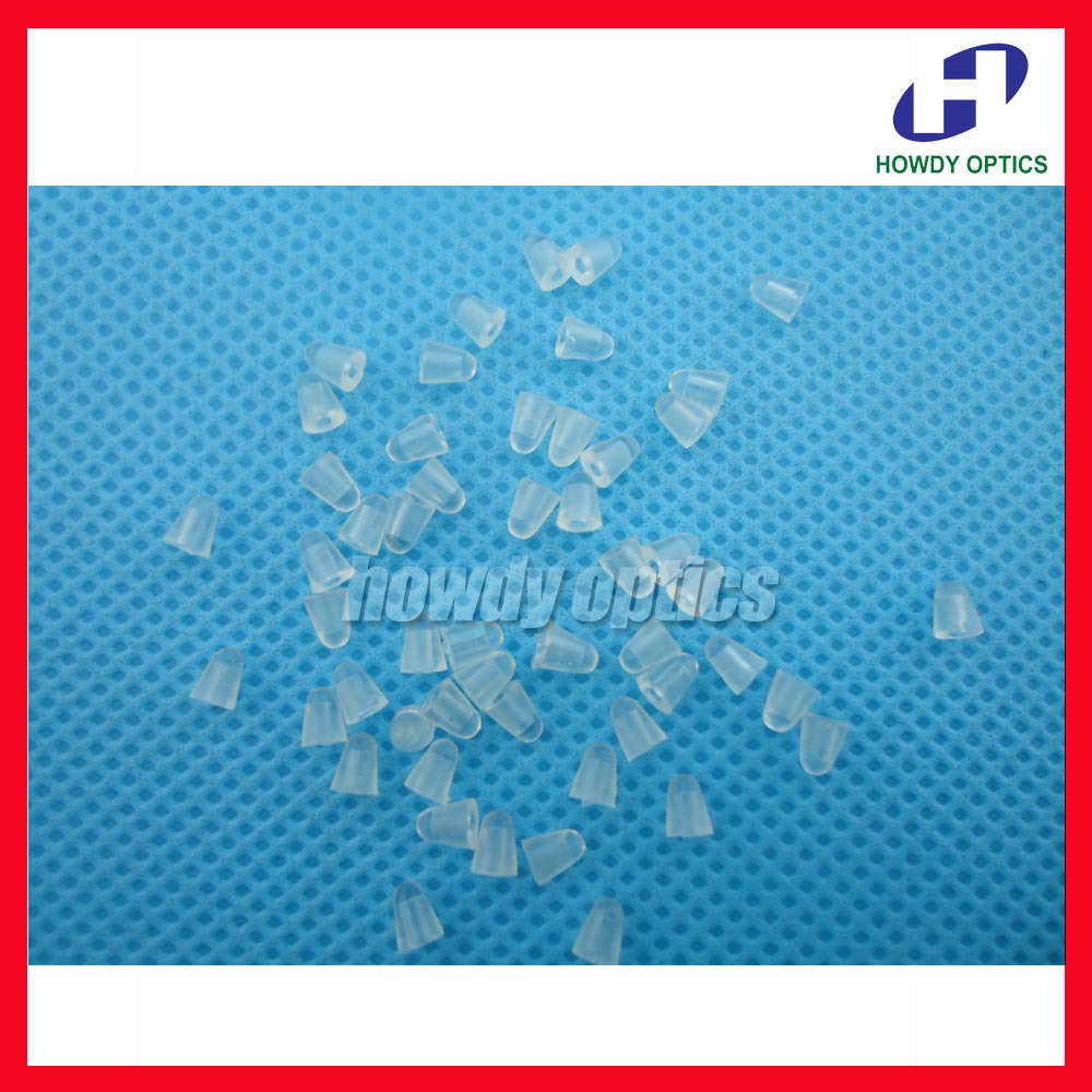 500 Buah Topi Kacamata Bantalan Kacamata Topi Plastik Aksesoris Kacamata Diameter 1.2Mm 1.4Mm