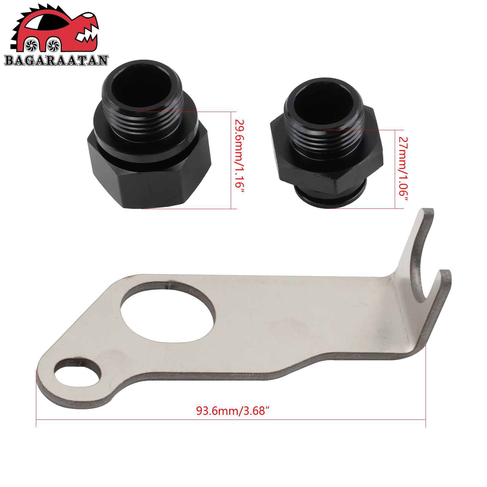 Supporto K20 K24 per Barra del Carburante K-Tuned FPR per Honda Civic Integra EF EG EK DC2 RSX Modifica Auto