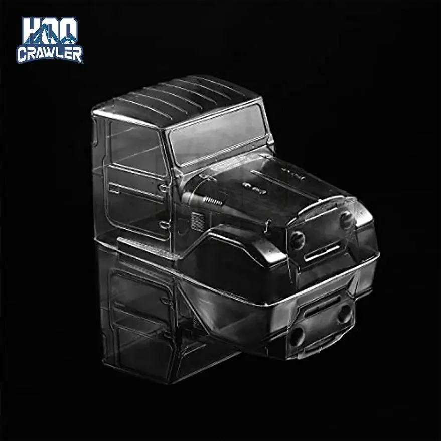 HooCrawler 1/10 1965 Toyota FJ40 Truck Cab PC Corpo Trasparente per RC Crawler Axial SCX10 TRX4 YIKONG 4102 RGT 86100 Redcat GEN8